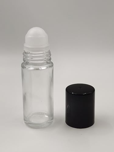Glass Roller Bottles 30ml 4-Pack Refillable Perfume Oils