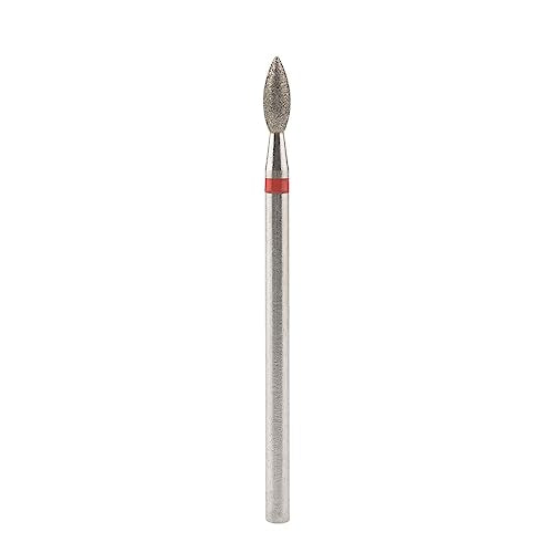 Rolabling Flame Diamond Nail Drill Bit - 3/32" Fine Grit Tungsten Steel Gel Remover