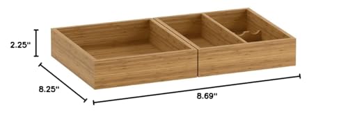 KOHLER 99682-1WS General Storage Package for Tailored Vanities, Bamboo