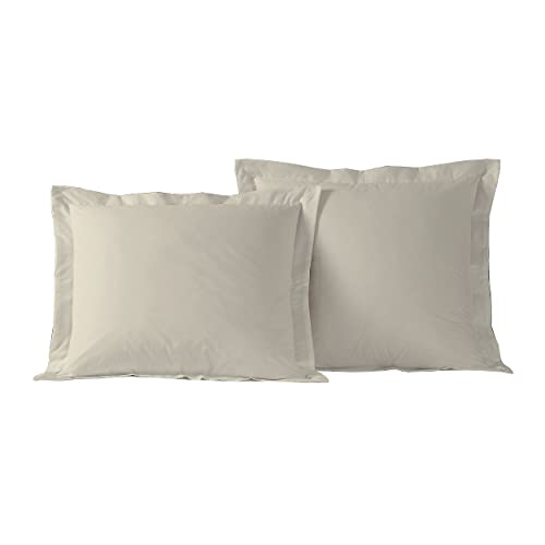 Today’s Home Tailored Pillow Shams, Standard Ivory, 2-Pack