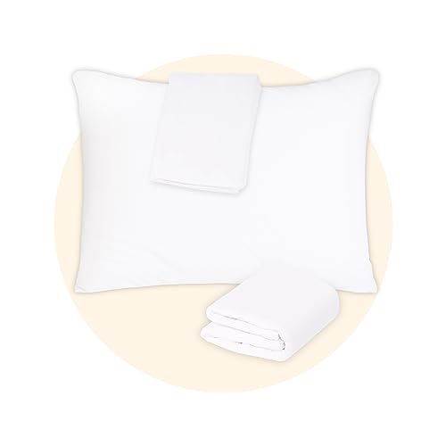 Standard Cotton Waterproof Pillow Protector with Zipper - 2 Pack