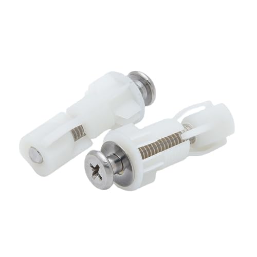 Toilet Seat Hinges Bolt Kit - 4 Pack Easy Install Hardware