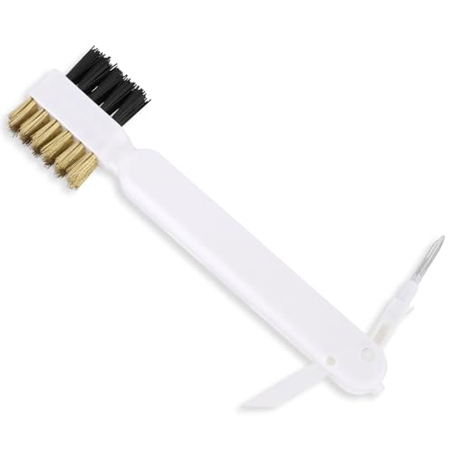 Multi-Purpose Brass Wire Scrub Brush for Stovetops & Pots