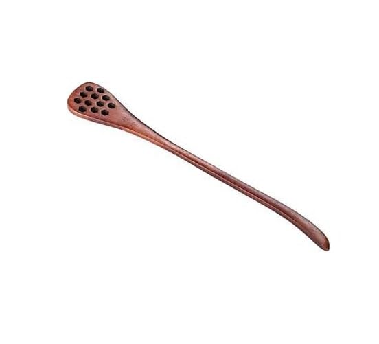 Myuiao Wooden Honey Dipper Stick - Handmade Long Handle Drizzler Spoon