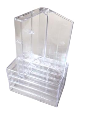 Clear Plastic Cassette Tape Storage Cases - Set of 5