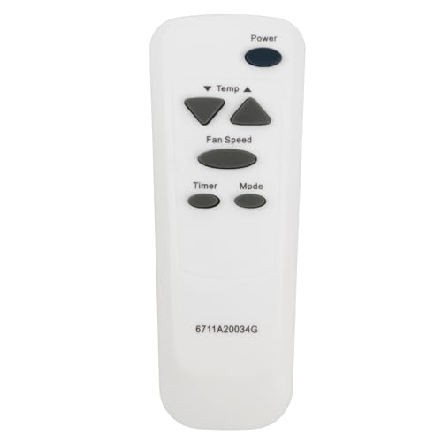 Replacement Remote Control for LG and Kenmore Window Air Conditioner 6711A20034G
