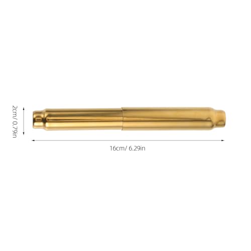 Adjustable Stainless Steel Toilet Paper Holder Roller, Gold Replacement Rod