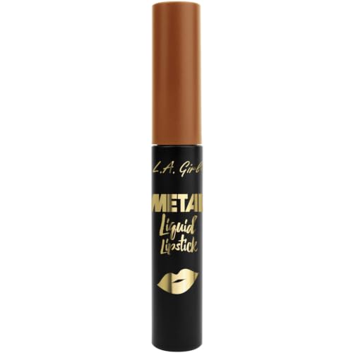 L.A. Girl Metal Liquid Lipstick - Golden GML856 Long-Lasting Metallic Lip Color