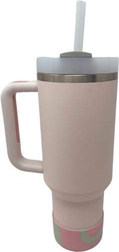 Silicone Tumbler Boot for 3in Bottles - Pink & Gray