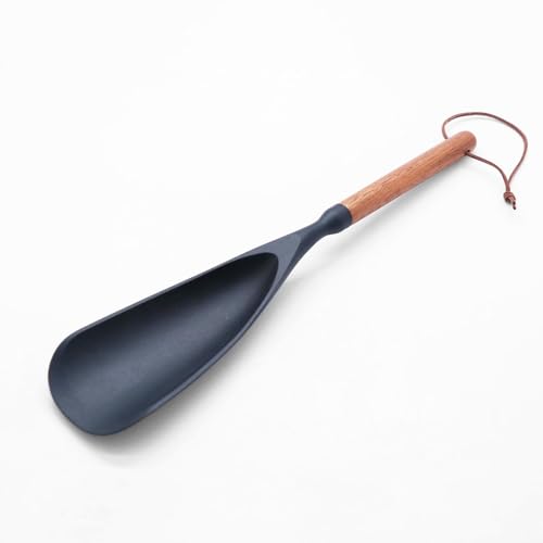 Silicone Cooking Spoon with Wooden Handle - Heat-Resistant & BPA-Free