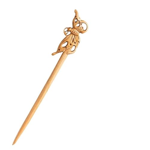 Labriciyon Wooden Hair Stick Vintage Carved Chinese Hair Fork