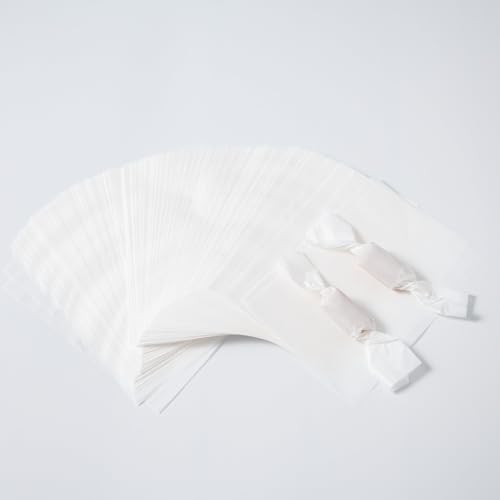 400 Pcs Wax Paper Candy Wrappers - 3.5 x 5 Inches for Chocolates & Caramels