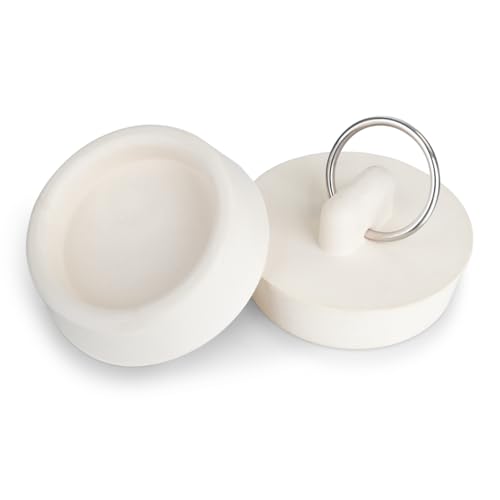 Rubber Drain Stopper Set of 2 for 1.5" to 1.625" Openings