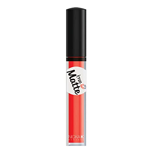 Nicka K True Matte Liquid Lipstick - Cocoa Bean Long Lasting Gloss
