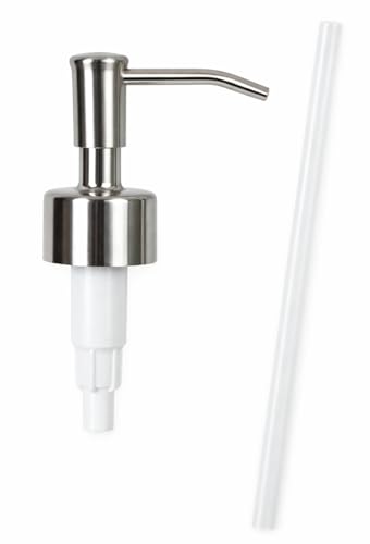 Stainless Steel Soap and Lotion Dispenser Pump - 11 Inch