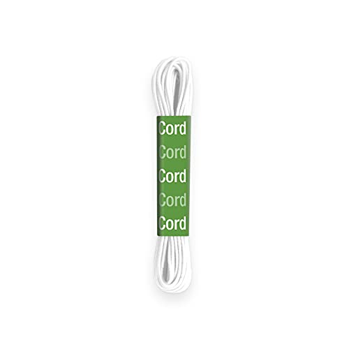 Dritz Beading Cord Elastic, White, 1/16-Inch x 5-Yard