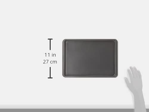GoodCook Nonstick Baking Sheet Set - 3-Piece Carbon Steel Cookie Sheet Bakeware in Gray