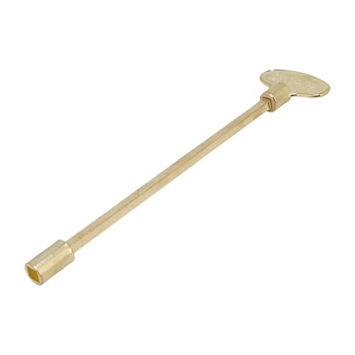 8-Inch Polished Brass Log Lighter Key for Fireplaces & Fire Pits