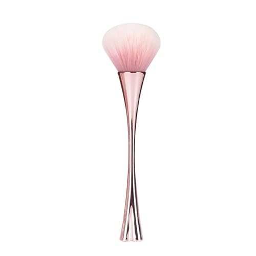 GANPUB Rose Gold Nail Art Dust Brush and Makeup Powder Tool