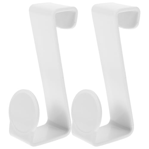 TOPPERFUN 2Pcs Toilet Seat Hooks - Multipurpose Plastic Hangers for Potty Training