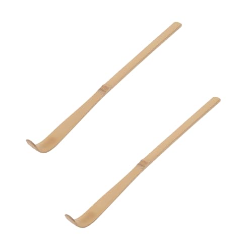 2-Piece Bamboo Matcha Scoop 18cm Japanese Chashaku Tea Utensils