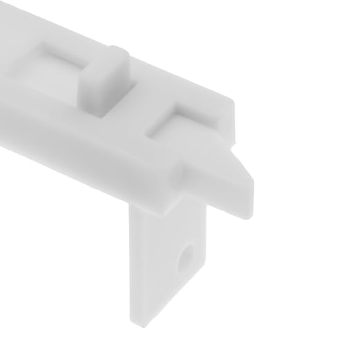 Prime-Line F 2642 Vinyl Spring-Loaded Window Tilt Latch Pair, White, 1-11/16" Hole Center