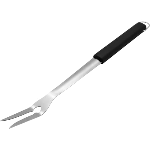 HENCKELS BBQ Grill Fork, Heavy Duty Stainless Steel Meat Fork for Grilling, Roasting & Carving, Long Handle Barbecue Tool for Outdoor Cooking, Smoker, Camping & Gifts