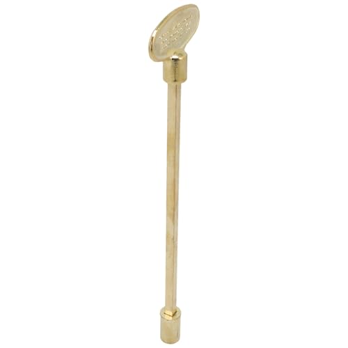 8-Inch Polished Brass Log Lighter Key for Fireplaces & Fire Pits