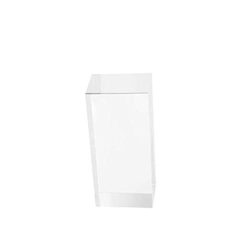 Missartist 2x2x4 Inch Clear Acrylic Cube Jewelry Display Stand Diamond Polished