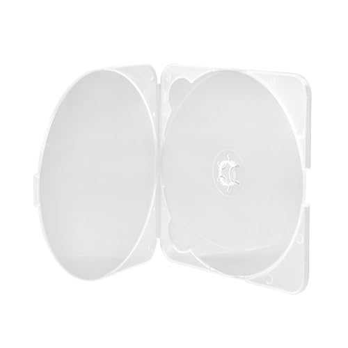 Maxtek Super Slim 3.8mm Clear DVD Case - Space-Saving Storage (10 Pack)