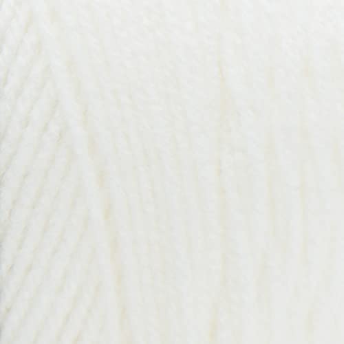 Red Heart Super Saver Yarn 1 Pack Soft White Medium Weight Acrylic
