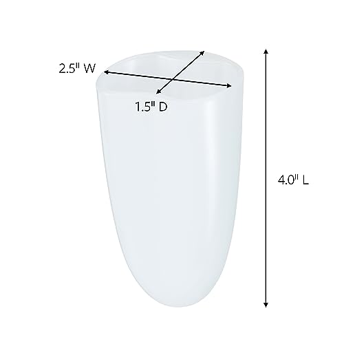 Command Transparent Bath Razor Holder with Water-Resistant Strip