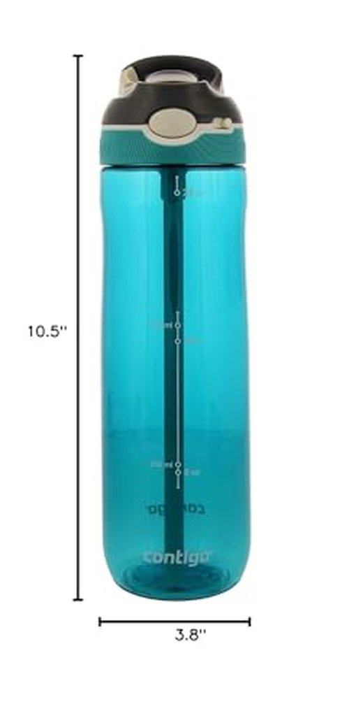 Contigo AUTOSPOUT Ashland Reusable Water Bottle, 24oz, Scuba