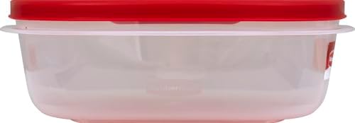 Rubbermaid Easy Find Lids - 9 Cup Food Storage Container in Racer Red | Durable & Convenient