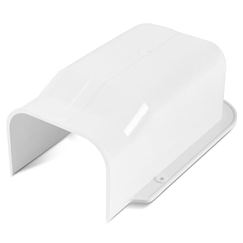 3" White Line Set Cover for Ductless Mini Split AC Systems