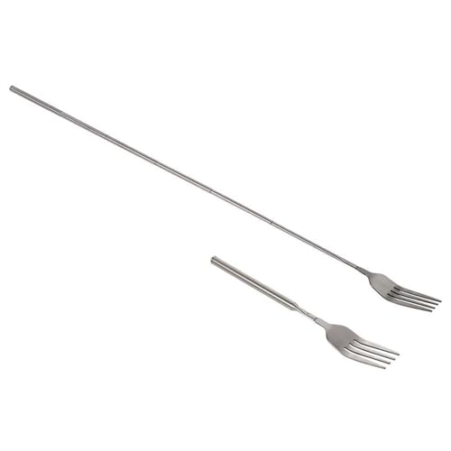 YAMHOHO Telescopic Fork - Extendable Stainless Steel Cutlery 8.7-25.4 inches