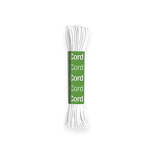 Dritz Beading Cord Elastic, White, 1/16-Inch x 5-Yard