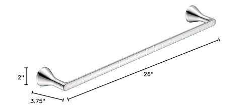 American Standard 7061024.002 Aspirations 24-Inch Towel Bar, Polished Chrome
