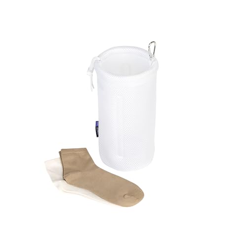 Laundry 360 Sock Saver Wash Bag with Clip - Prevent Lost Socks