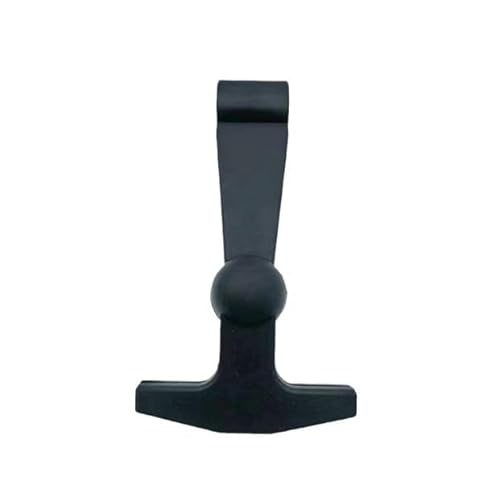 2-Pack Replacement Lid Latches for Yeti and RTIC - Black Rubber, Cooler Latches Replacement for Yeti, RTIC, and More - Hard Handle Grips, 20 Inches