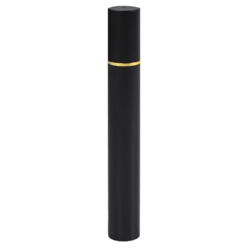 Airtight Black ABS Incense Storage Tube - 4.4/8.8 Inch Holder