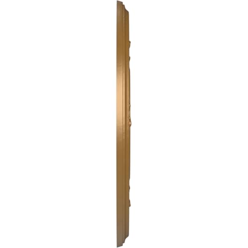 Ekena Millwork Baltimore 10-inch Ceiling Medallion, Metallic Gold Rush PVC