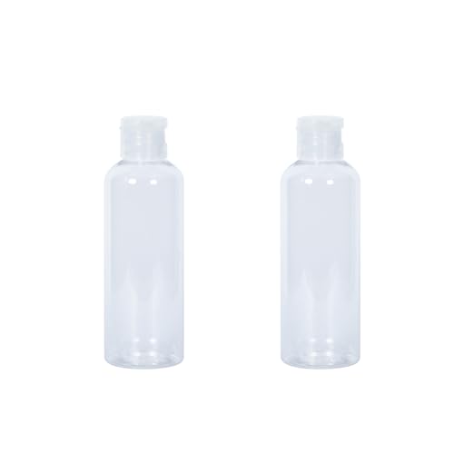 Yamlnke 2-Pack Clear Travel Toiletry Bottles 3.4oz TSA Approved