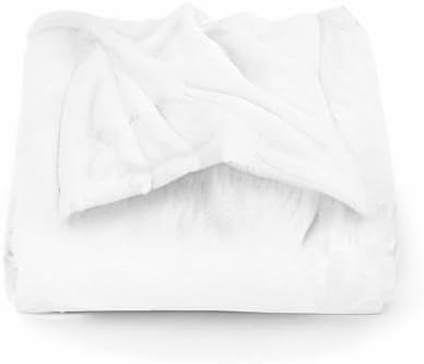 Utopia Bedding Fleece Blanket - Ultra Soft King Size White (90x102 Inches) | Cozy All-Season Microfiber Decor