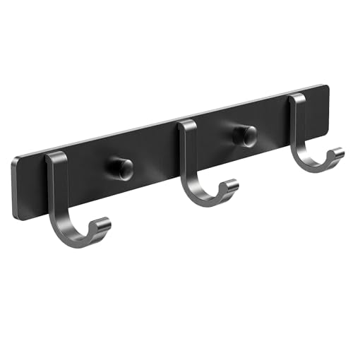 Heavy Duty Wall Mounted Coat Rack - Versatile Storage Hooks