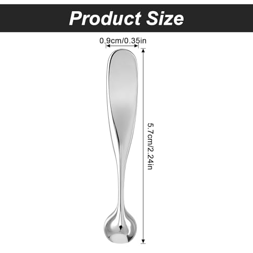 Ymapinc 4-Pack Metal Eye Cream Applicator Tool, Dual Head Facial Roller