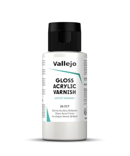 Vallejo Permanent Acrylic Gloss Varnish - 60ml Protective Finish