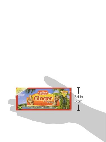 Caribbean Dreams Ginger Tea - 24 Caffeine-Free Herbal Tea Bags