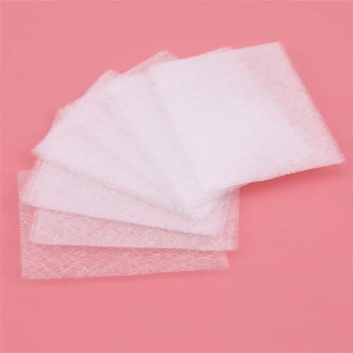 GANPUB 20Pcs Fiberglass Nail Extension Kit with Shape Clips for Repair