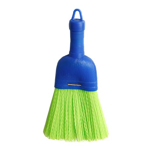 Handheld Whisk Broom with Durable Poly Fiber Bristles for Home and Car